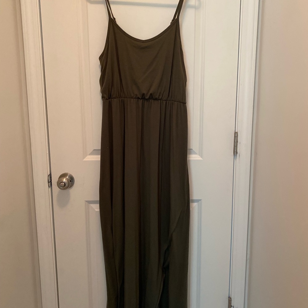 Olive Green Maxi Dress